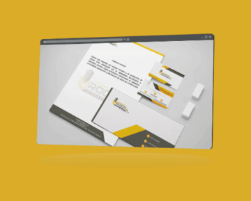 Diseño de material corporativo para Corporación ROCA Ingeniería